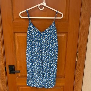 Billabong Blue Floral Mini Dress